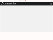 Tablet Screenshot of mgscreativa.com